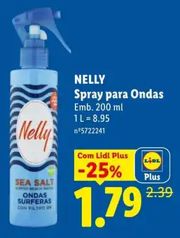 Lidl Nelly spray para ondas promoção