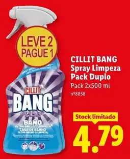 Lidl Cillit bang spray limpeza promoção