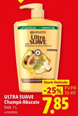 Lidl Garnier ultra suave champô abacate promoção