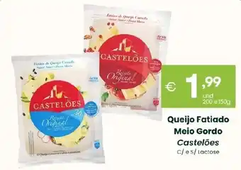 Queijo Fatiado Meio Gordo Castelões