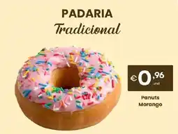 Roque Supermercados Padaria Tradicional Panuts Morango promoção