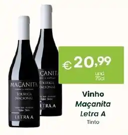 Roque Supermercados Vinho Maçanita Letra A Tinto promoção