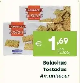 Roque Supermercados Bolachas Tostadas Amanhecer promoção