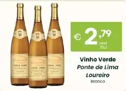 Roque Supermercados Vinho Verde Ponte de Lima Loureiro Branco promoção