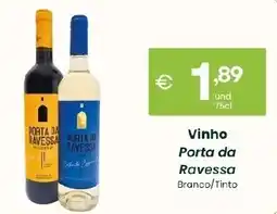 Roque Supermercados Vinho Porta da Ravessa Branco/Tinto promoção
