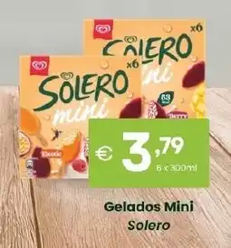 Roque Supermercados Gelados Mini Solero promoção