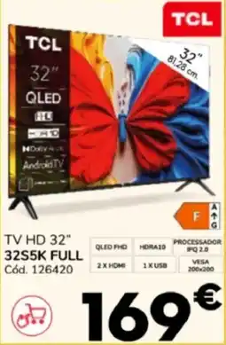 Conforama Tcl tv hd 32" promoção