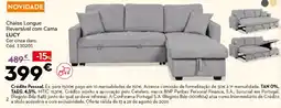 Conforama Chaise Longue Reversível com Cama Lucy promoção
