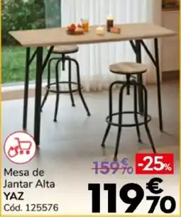 Conforama Mesa de Jantar Alta Yaz promoção