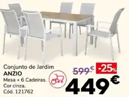 Conforama Conjunto de Jardim Anzio promoção