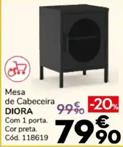Conforama Mesa de cabeceira diora promoção