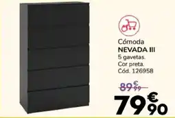 Conforama Cómoda NEVADA III promoção