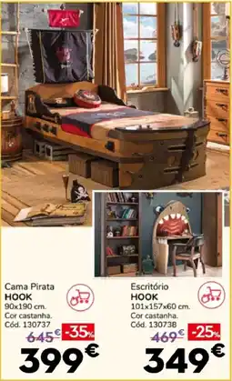 Conforama Cama Pirata Hook promoção