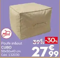 Conforama Poufe in&out cubo promoção