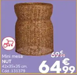 Conforama Mini mesa nut promoção