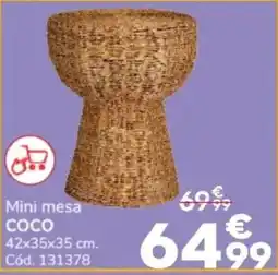 Conforama Mini mesa coco promoção