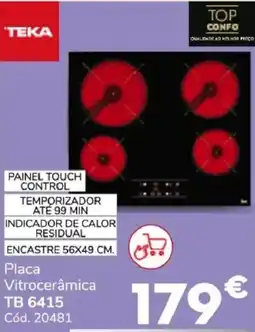Conforama Placa vitrocerâmica teka tb 6415 promoção