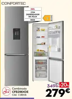 Conforama Confortec combinado cfb296xde promoção