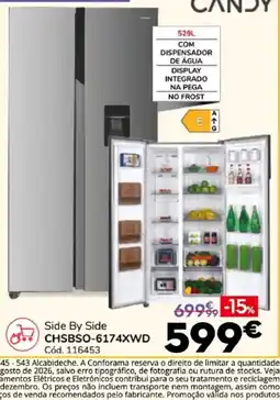 Conforama Candy Side By Side promoção
