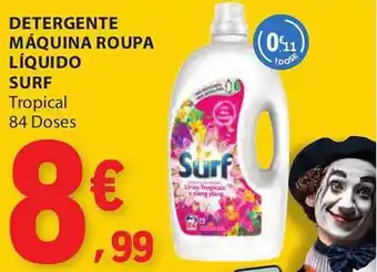 E.Leclerc Detergente máquina roupa líquido surf tropical promoção