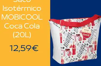 Saco isotérmico mobicoool coca cola
