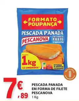 E.Leclerc Pescada panada em forma de filete pescanova promoção
