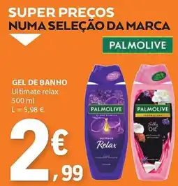 E.Leclerc gel de banho ultimate relax palmolive promoção