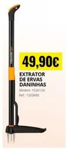 OvarMat Fiskars extrator de ervas daninhas promoção