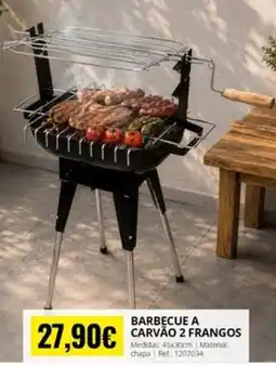 OvarMat barbecue a carvão 2 frangos promoção