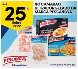Continente Camarão ultracongelado da marca Pescanova promoção