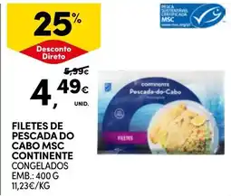 Continente filetes de pescada do cabo msc continente promoção
