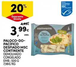 Continente paloco-do-pacifico desfiado msc continente promoção