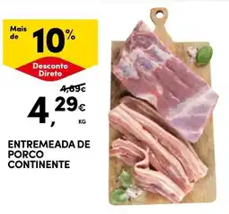 Continente Entreameada de porco continente promoção