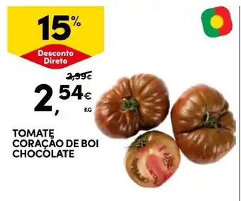 Continente Tomate coração de boi chocolate promoção