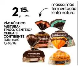 Continente Pão Rústico Continente promoção