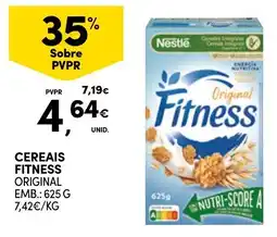Continente Cereais fitness original promoção