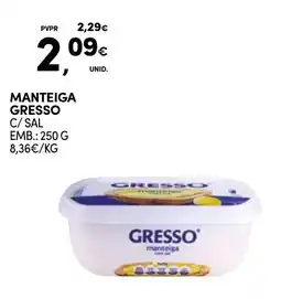 Continente Manteiga gresso promoção