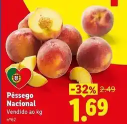 Lidl Nacional - pêssego promoção