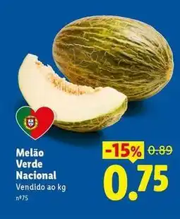 Lidl Nacional - melao verde promoção