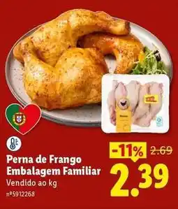 Lidl Perna de frango embalagem familiar promoção