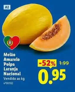 Lidl Nacional - melao amarelo polpa laranja promoção