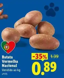 Lidl Nacional - batata vermelha promoção