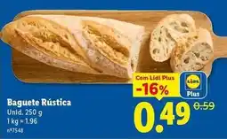 Lidl com - baguette rustica promoção
