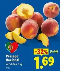 Lidl Nacional - pêssego promoção