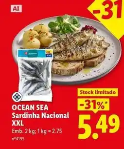 Lidl Ocean sea - sardinha nacional xxl promoção