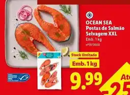 Lidl Ocean sea - postas de salmão selvagem xxl promoção