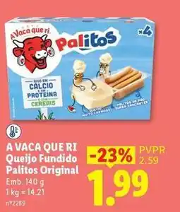 Lidl A vaca que ri - a vaca que ri queijo fundido original promoção