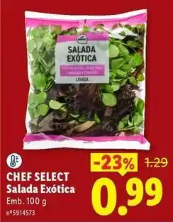 Lidl Chef select - salada exotica promoção
