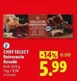 Lidl Chef select - entrecosto assado promoção