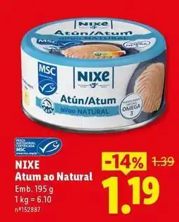 Lidl Omega - atum ao natural promoção